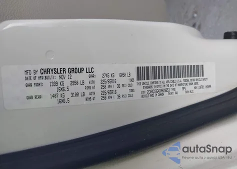 2013 Chrysler Town & Country Touring from USA, damaged, VIN 2C4RC1BG4DR629853